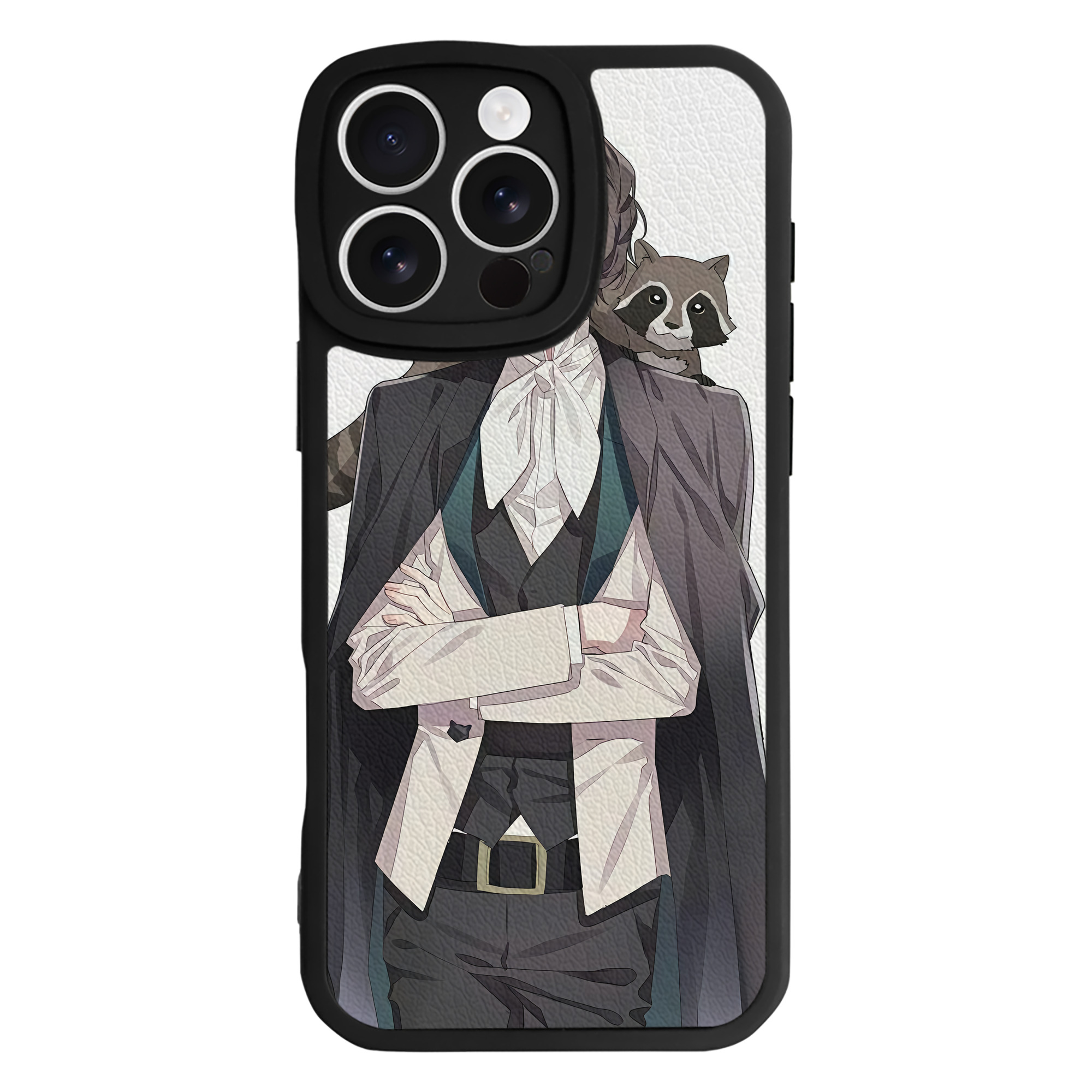 （画像用） 文豪ストレイドッグス Bungo Stray Dogs 【iPhone 16シリーズ対応】シリコンスマホケース（レザー調） 材質：シリコン